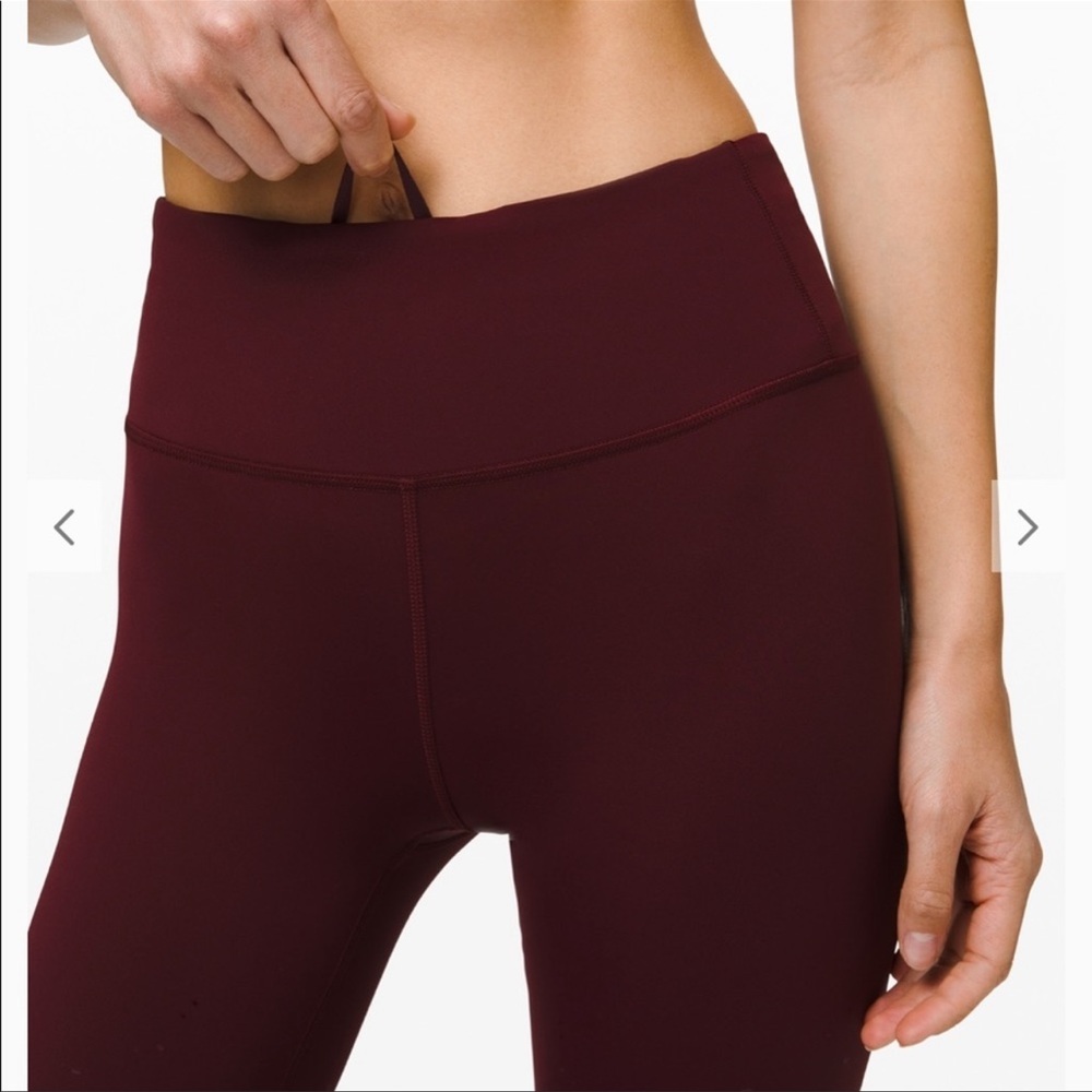 Lululemon Special Edition Speed Wunder Tight 28” Spark Size 10 - Picture 5 of 16